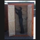 Utility box door open